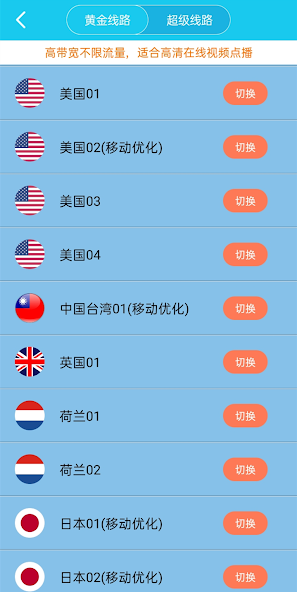旋风国际加速器android下载效果预览图